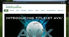 Desktop Screenshot of golfandfashions.com